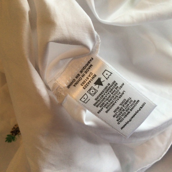 NWT BISHOP + YOUNG PINEAPPLE PRINT OFF THE SHOULDER TOP SIZE MEDIUM - Picture 10 of 14